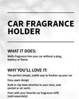 Black Glitter - Car Fragrance Holder