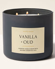Vanilla & Oud - 3-Wick Candle