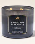 Mahogany Teakwood - 3-Wick Candle