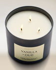 Vanilla & Oud - 3-Wick Candle